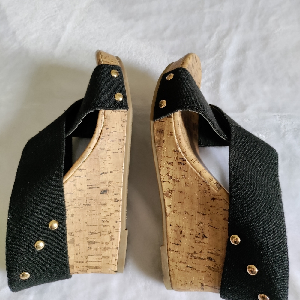 Ana New Approach cork and black wedges - Picture 8 of 13